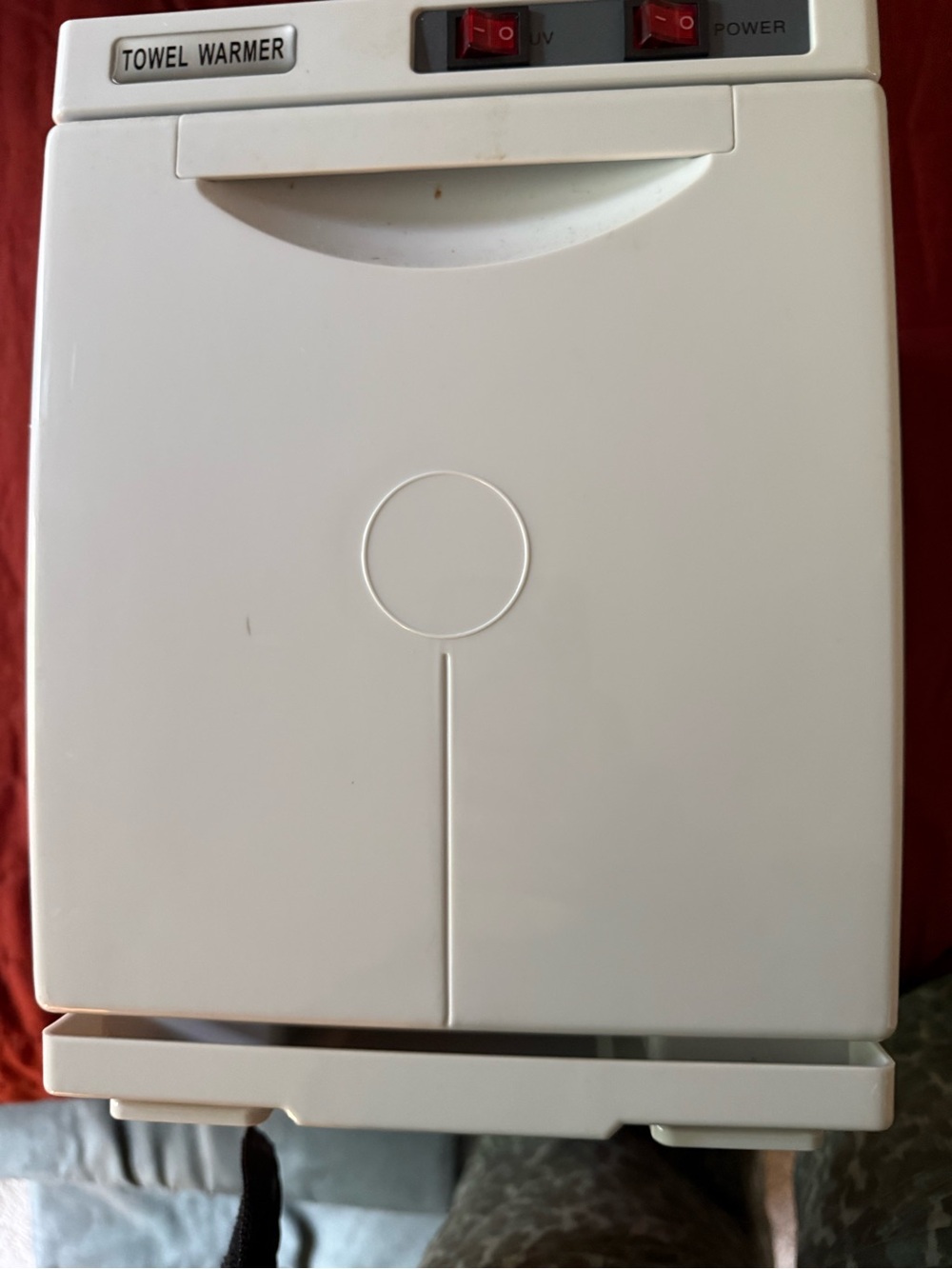 White Towel Warmer - Compact Spa-Style Heater